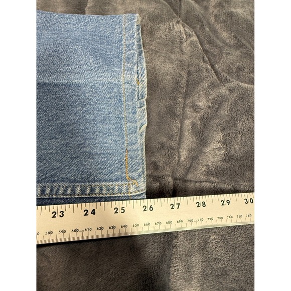 Mens Vintage Denim Jeans Light‎ Wash Distressed - Picture 8 of 14